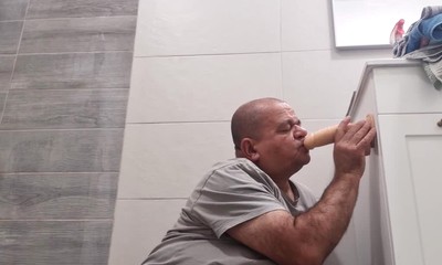 This Dildo Is Great for Sucking - but This Ass Needs Something Harder!