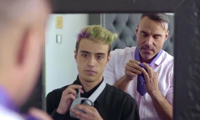 Hung Stepdaddy bangs young twink stepson - DadCreep