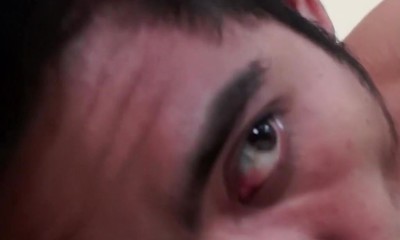 Asian Twink Barebacked after Giving BJ in Amateur Couple