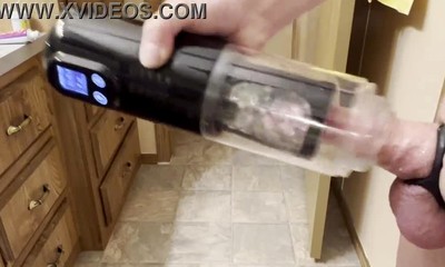 Auto Stroker Sex Toy BJ with orgasm ending